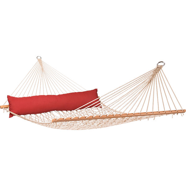 Stabhängematte Kingsize mit Kissen CALIFORNIA - red pepper