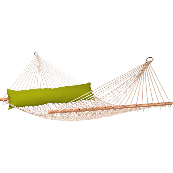 Stabhängematte Kingsize mit Kissen CALIFORNIA - avocado
