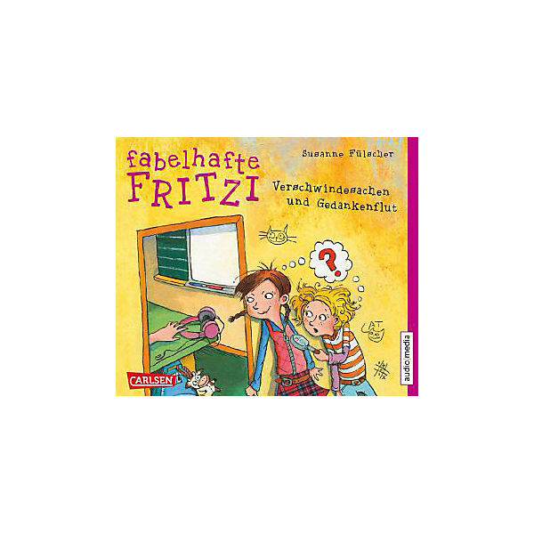 Fabelhafte Fritzi: Verschwindesachen und Gedankenflut, 3 Audio-CDs