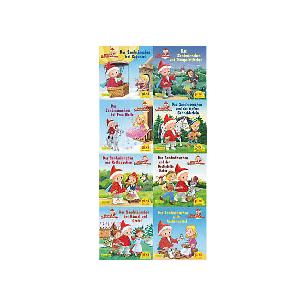 Pixi Bücher: Das Sandmädchen im Märchenwald, Pixi-Buch Serie 230, 8 Hefte