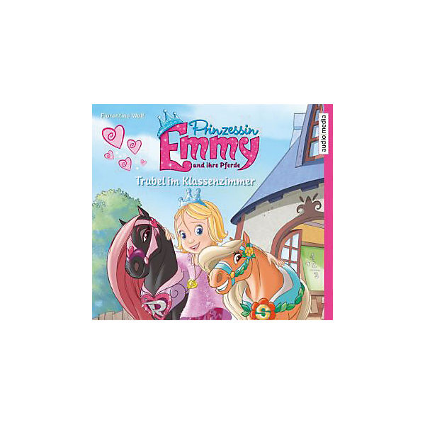 Prinzessin Emmy und ihre Pferde: Trubel im Klassenzimmer, 2 Audio-CDs