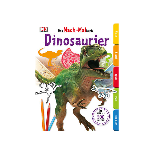 Das Mach-Malbuch: Dinosaurier
