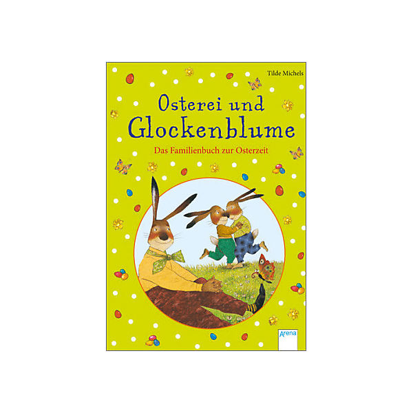 Osterei und Glockenblume