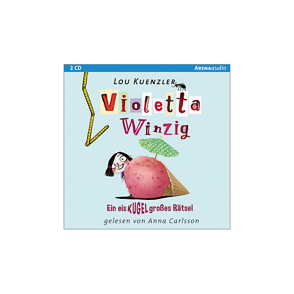 Violetta Winzig: Ein eiskugelgroßes Rätsel, 2 Audio-CDs
