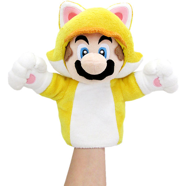 Nintendo Plüschfigur Handpuppe - Mario Katze (25cm)