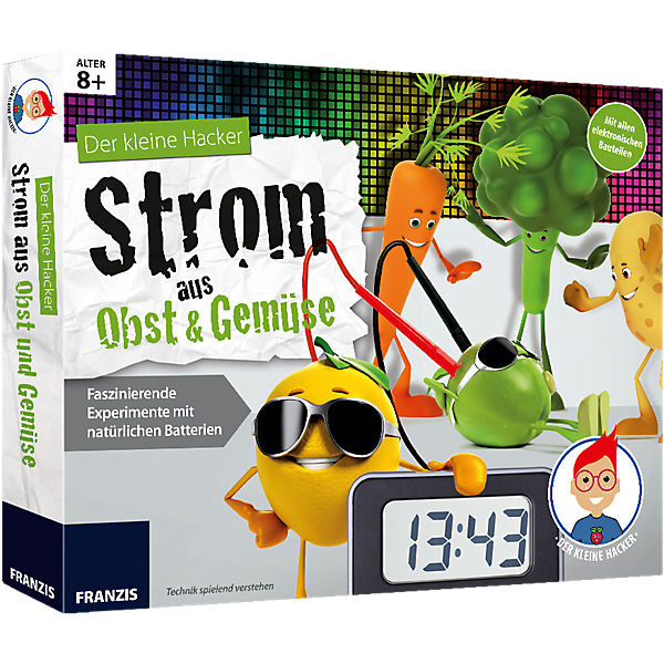 Der kleine Hacker: Strom aus Obst und Gemüse