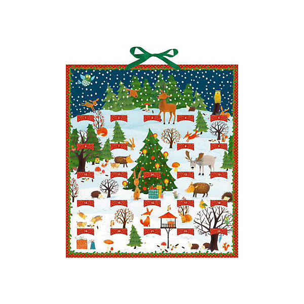 Bunte Winter-Weihnachts-Tierwelt, Zettelkalender