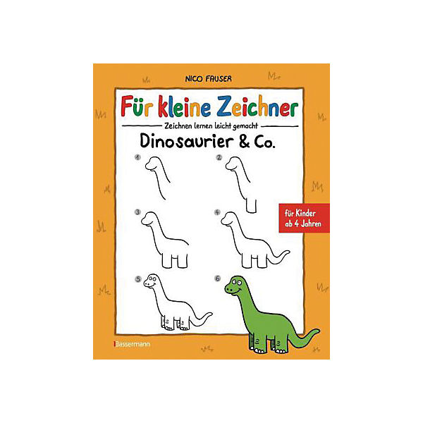 Für kleine Zeichner: Dinosaurier