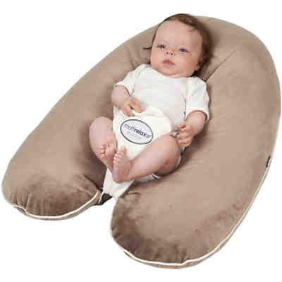 Liege- und Stillkissen Multirelax, Jersey, taupe/ficelle 2