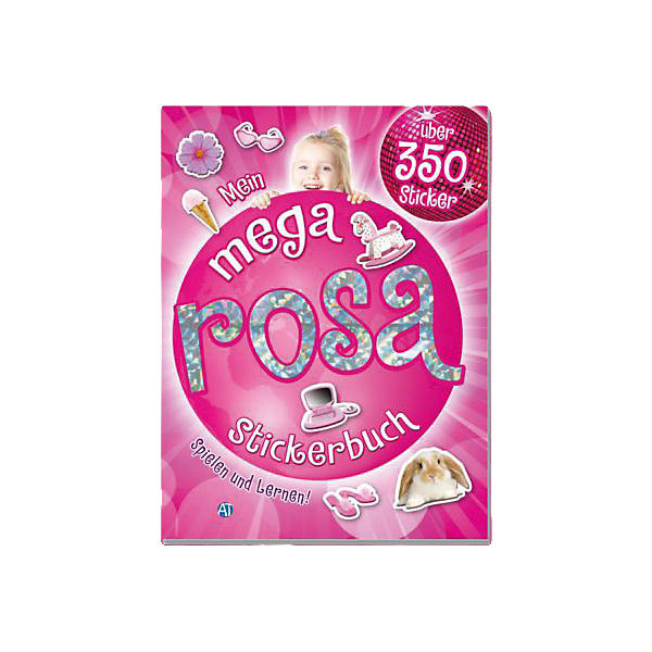 Mein Mega Rosa Stickerbuch