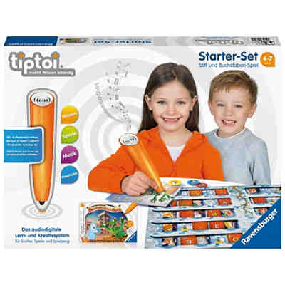 tiptoi® Starter-Set mit Stift (mit Player) & Spiel Schatzsuche in der Buchstabenburg