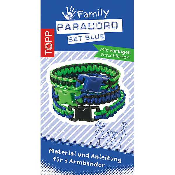 Kreativset Paracord Family Set BLUE