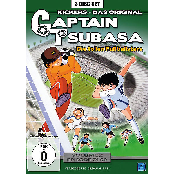 DVD Captain Tsubasa - Die tollen Fußballstars 02 (Folge 31-60)