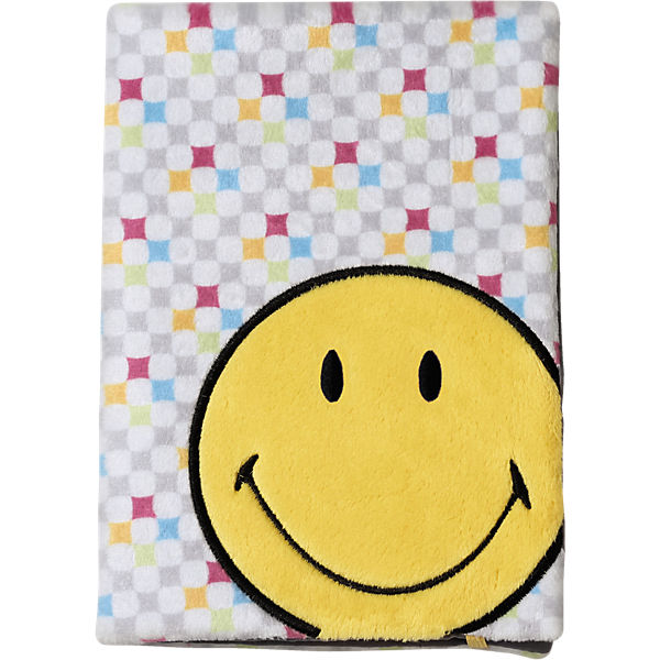 Blankobuch Plüsch Smiley Happy