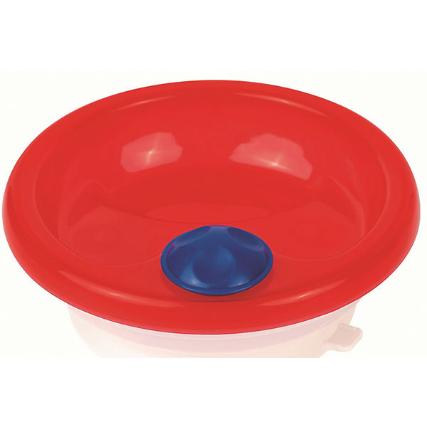Warmhalteteller mit Saugring, orange