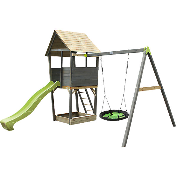 Spielturm mit Nestschaukel Aksent, ca. 401 x 323 x 296 cm