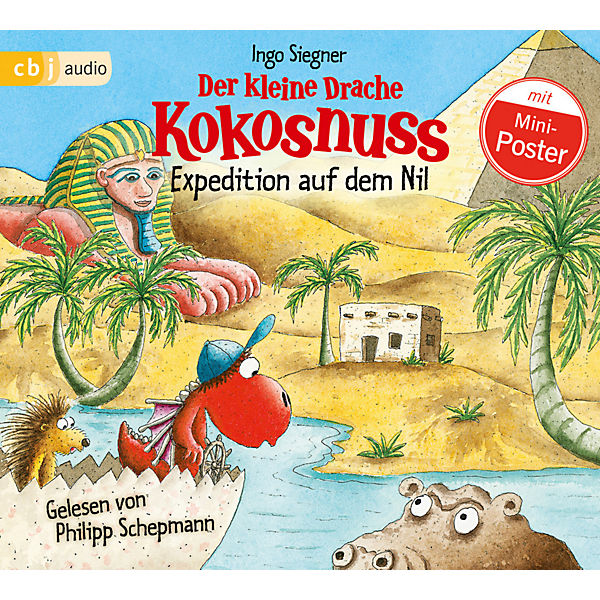 Der kleine Drache Kokosnuss: Expedition auf dem Nil, 1 Audio-CD