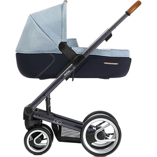 Kombi Kinderwagen Igo, pure bright sky, Gestell darkgrey, 2015