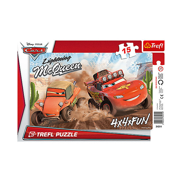Rahmenpuzzle 15 Teile - Disney Cars 2