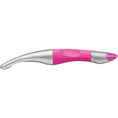 Tintenroller EASYoriginal, Rechtshänder neonpink/metallic, inkl. Patrone 2