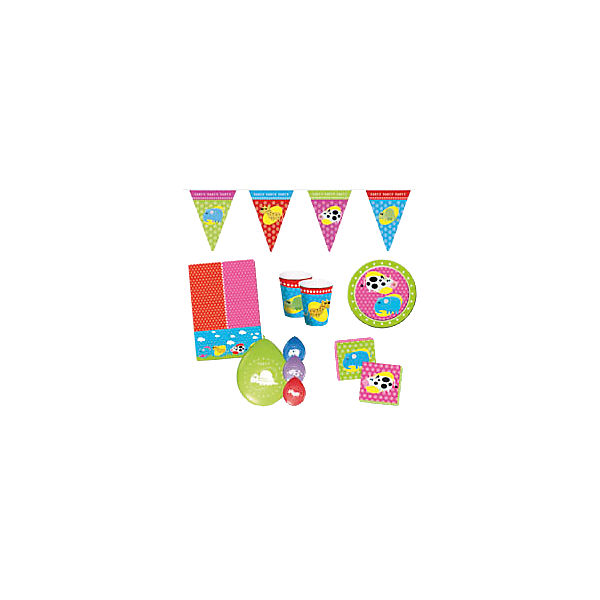 Partyset Animal, 48-tlg.