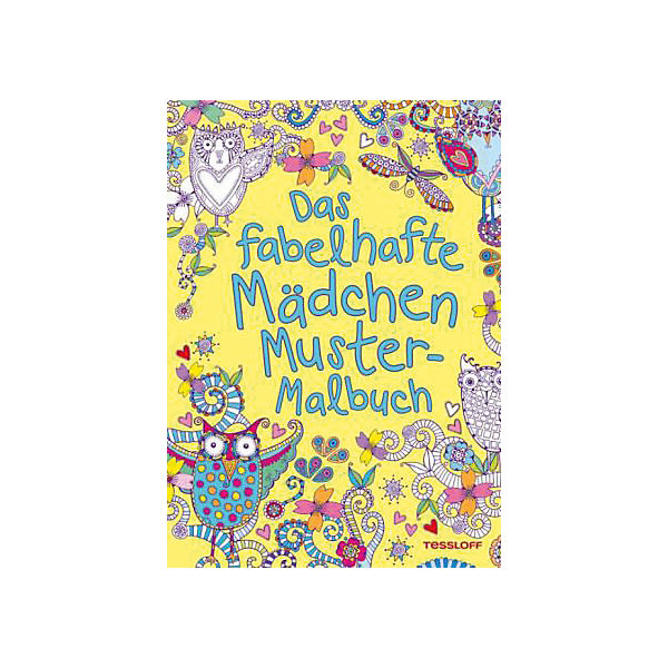 Das fabelhafte Mädchen Muster-Malbuch