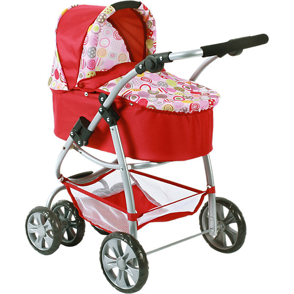 Kombi-Puppenwagen 2 in 1 Bellina