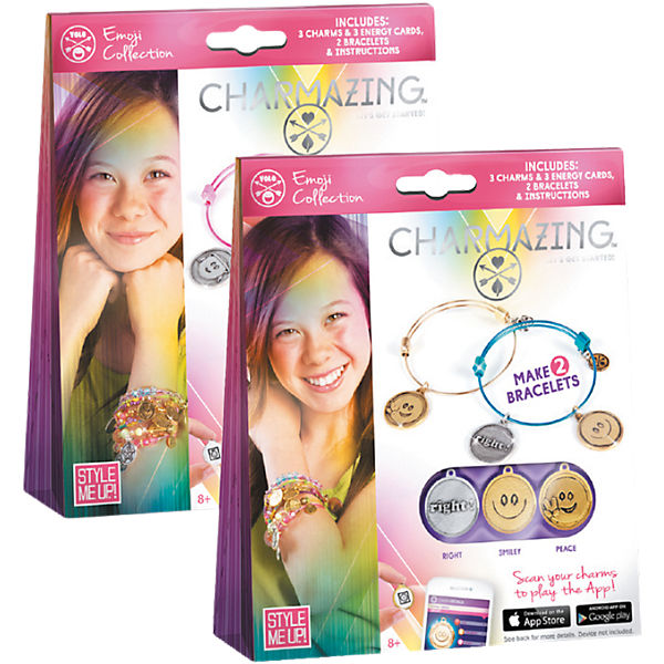 Style Me Up! Charmazing Armreifen Emoji, inkl. App
