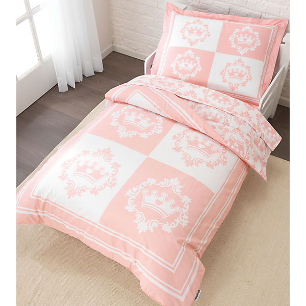 Bettset Prinzessin, rosa, 3-tlg.