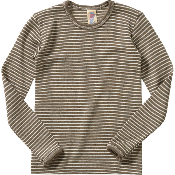 Kinder Langarmshirt Wolle/Seide