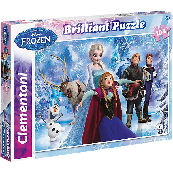 Brilliant Puzzle 104 Teile - Die Eiskönigin