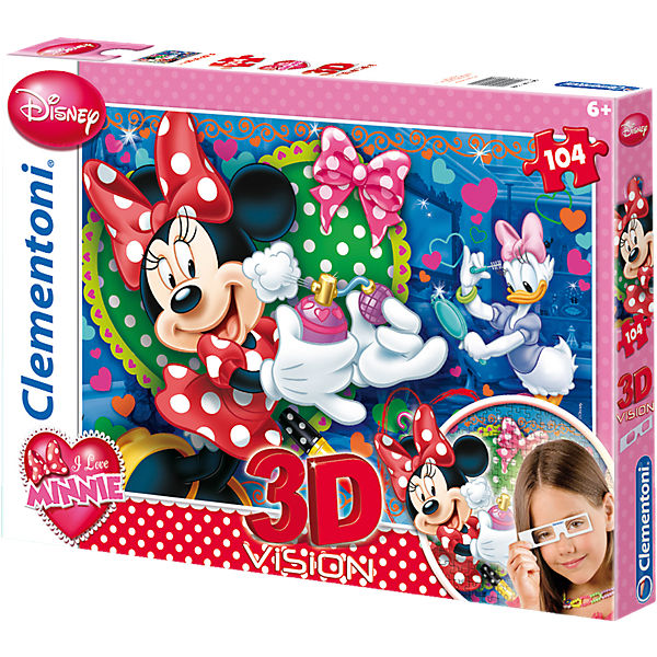 Puzzle 3D Vision 104 Teile - Minnie Mouse