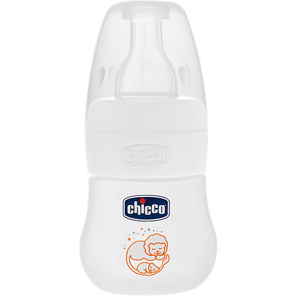 Mini-Babyfläschchen, PP, 60 ml, Silikonsauger, Gr.1