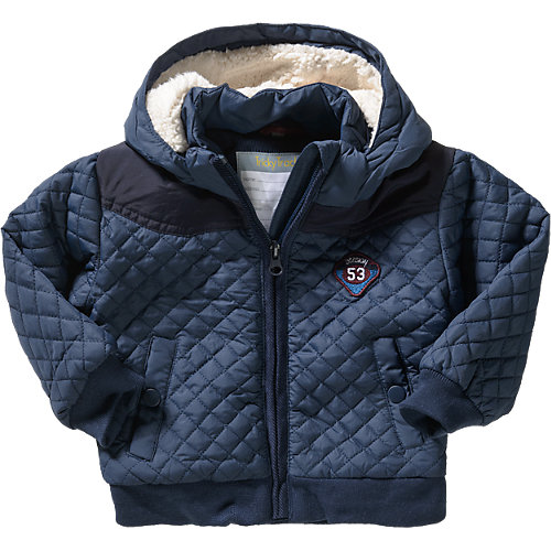 TRICKY TRACKS Baby Winterjacke blau Gr. 68 Jungen Baby