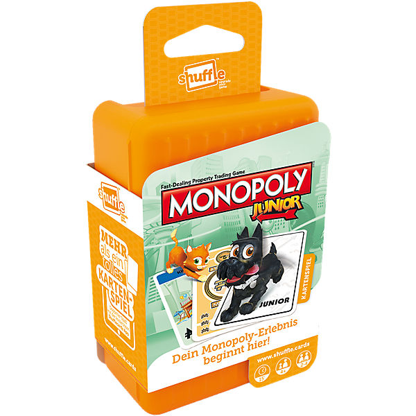 Shuffle Cards - Monopoly Junior