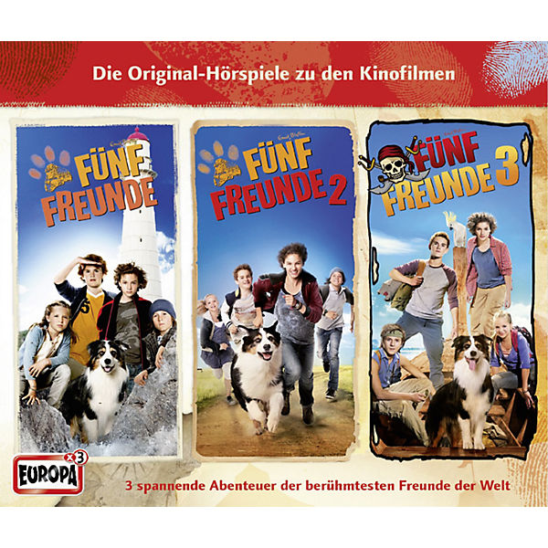 CD Fünf Freunde - Filmhörspiele 1-3