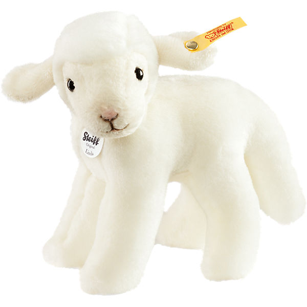 Linda Lamm 16 cm weiss stehend