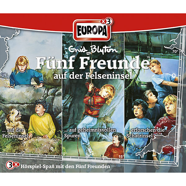 CD Fünf Freunde 23 - Auf der Felseninsel (3er Box)