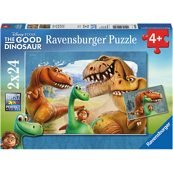 Puzzle Disney Arlo & Spot 2 x 24 Teile Außergewöhnliche Freundschaft