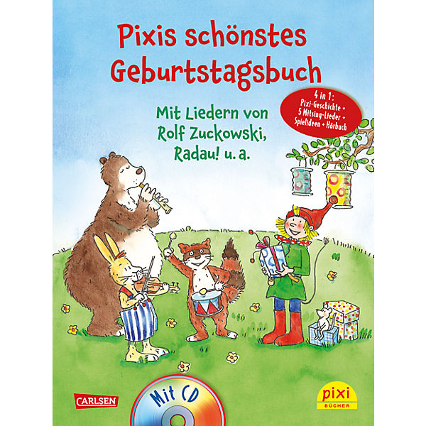 Pixi Bücher: Pixis schönstes Geburtstagsbuch, mit Audio-CD