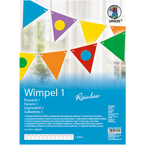 Kreativset Wimpel 1 Rainbow