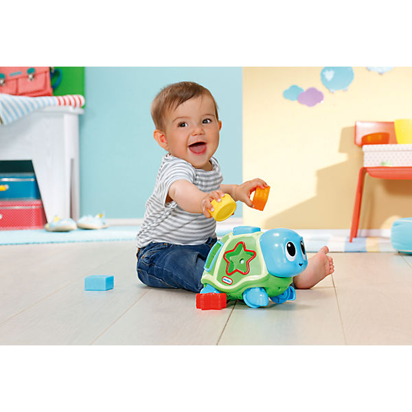 Little Tikes Развивающая игрушка Ползающая черепаха-сортер, со звуком, Little Tikes Little Tikes Развивающая игрушка Ползающая черепаха-сортер, со звуком, Little Tikes