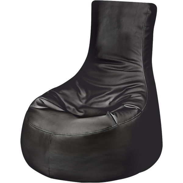 Sitzsack Seat, Kunstleder, schwarz
