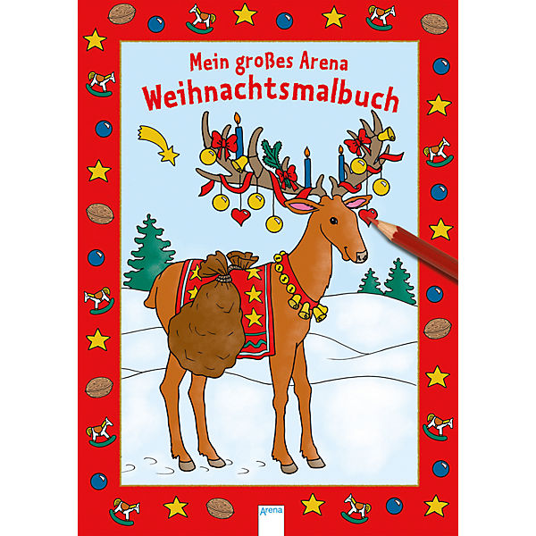 Mein großes Arena-Weihnachtsmalbuch