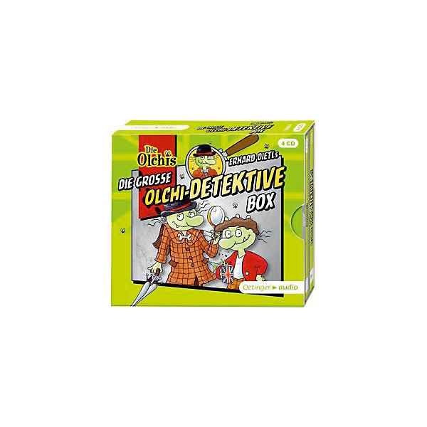 Die große Olchi-Detektive-Box, 4 Audio-CDs