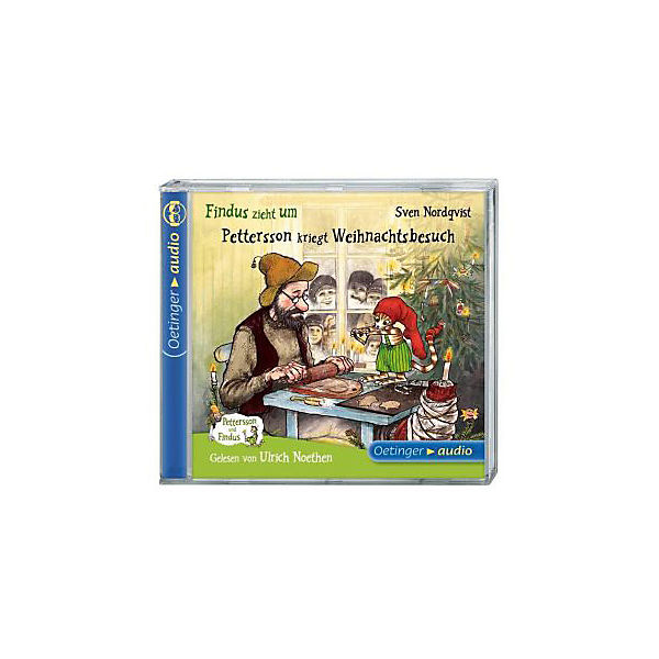 Pettersson & Findus: Findus zieht um / Pettersson kriegt Weihnachtsbesuch, 1 Audio-CD
