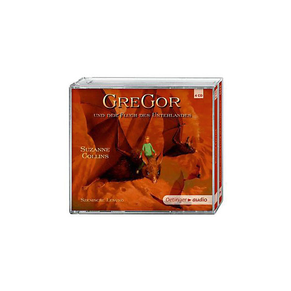 Gregor und der Fluch des Unterlandes, 4 Audio-CDs