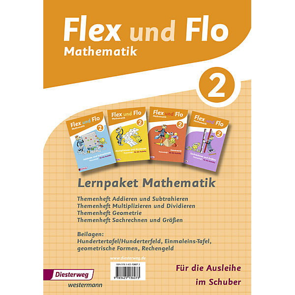 Flex und Flo, Ausgabe 2014 für Rheinland-Pfalz: Lernpaket Mathematik 2: 4 Themenhefte (für die Ausleihe)