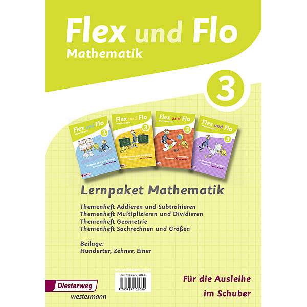 Flex und Flo, Ausgabe 2014 für Rheinland-Pfalz: Lernpaket Mathematik 3: 4 Themenhefte (für die Ausleihe)