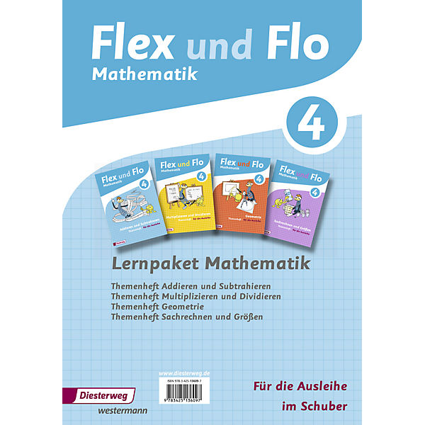 Flex und Flo, Ausgabe 2014 für Rheinland-Pfalz: Lernpaket Mathematik 4: 4 Themenhefte (für die Ausleihe)